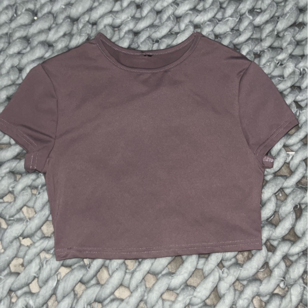 Purple Crop Top